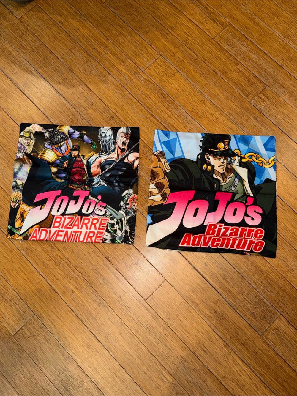 JoJo's Bizarre Adventure Square Pillow Cases 17” X 17” Double Sided TWO PACK SET